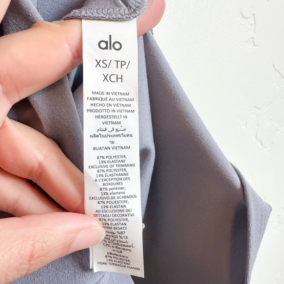 Alo Yoga | Alosoft Head Start‎ Bodycon Mini Dress in Fog Purple - Picture 7 of 7